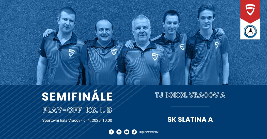 Startuje semifinále KS I - v neděli 6.4. od 10:00 doma!